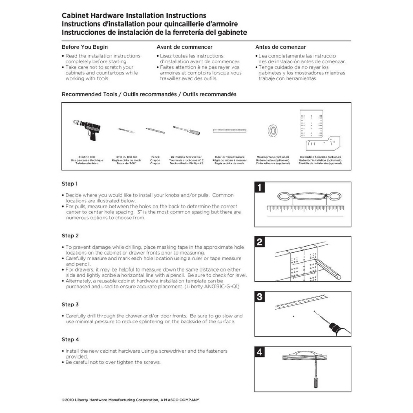 Franklin Brass AQFF1008, LBTY2526 Installation & Assembly - ManualMachine.com
