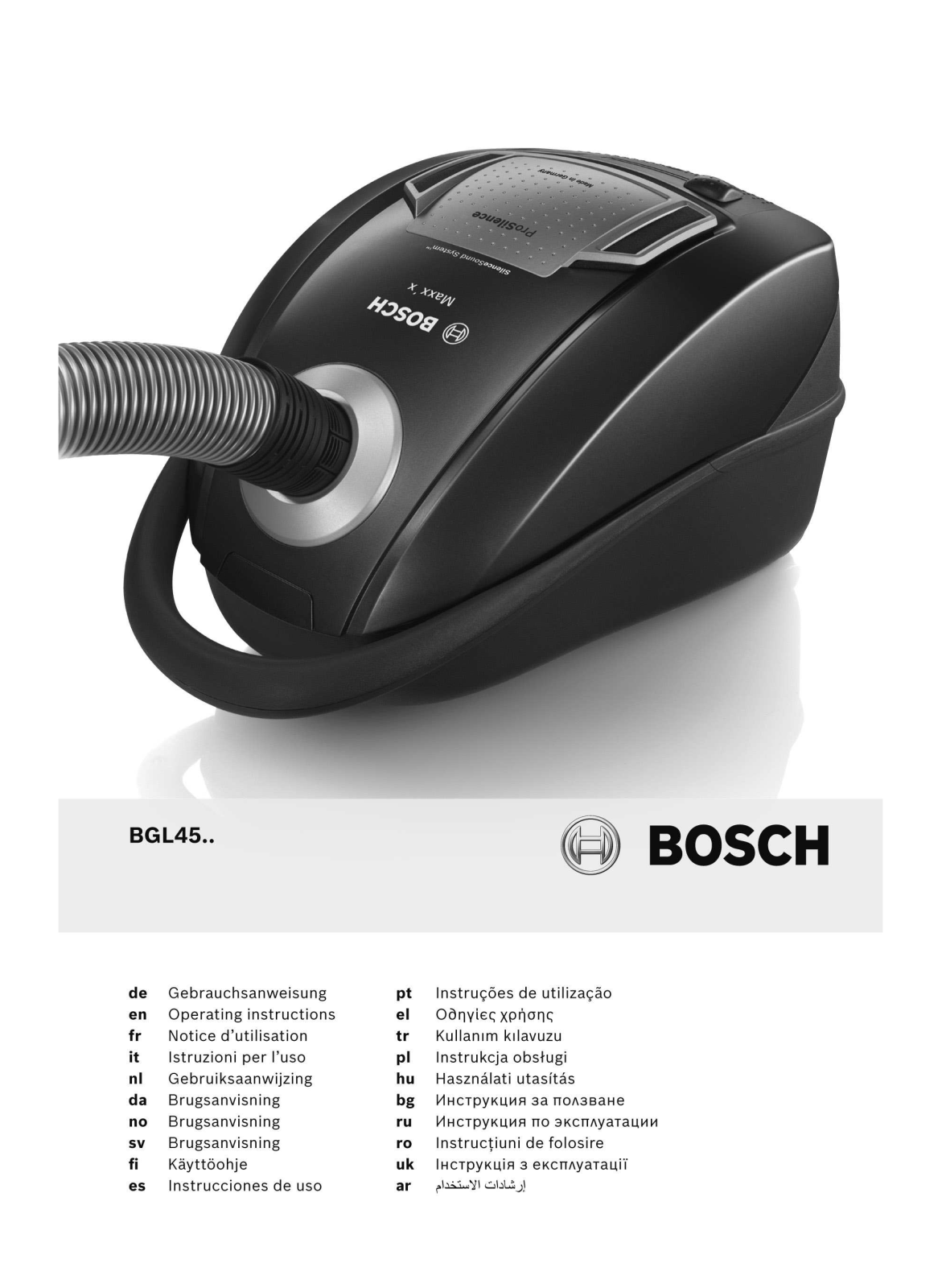 Bosch BGL452131 User Manual