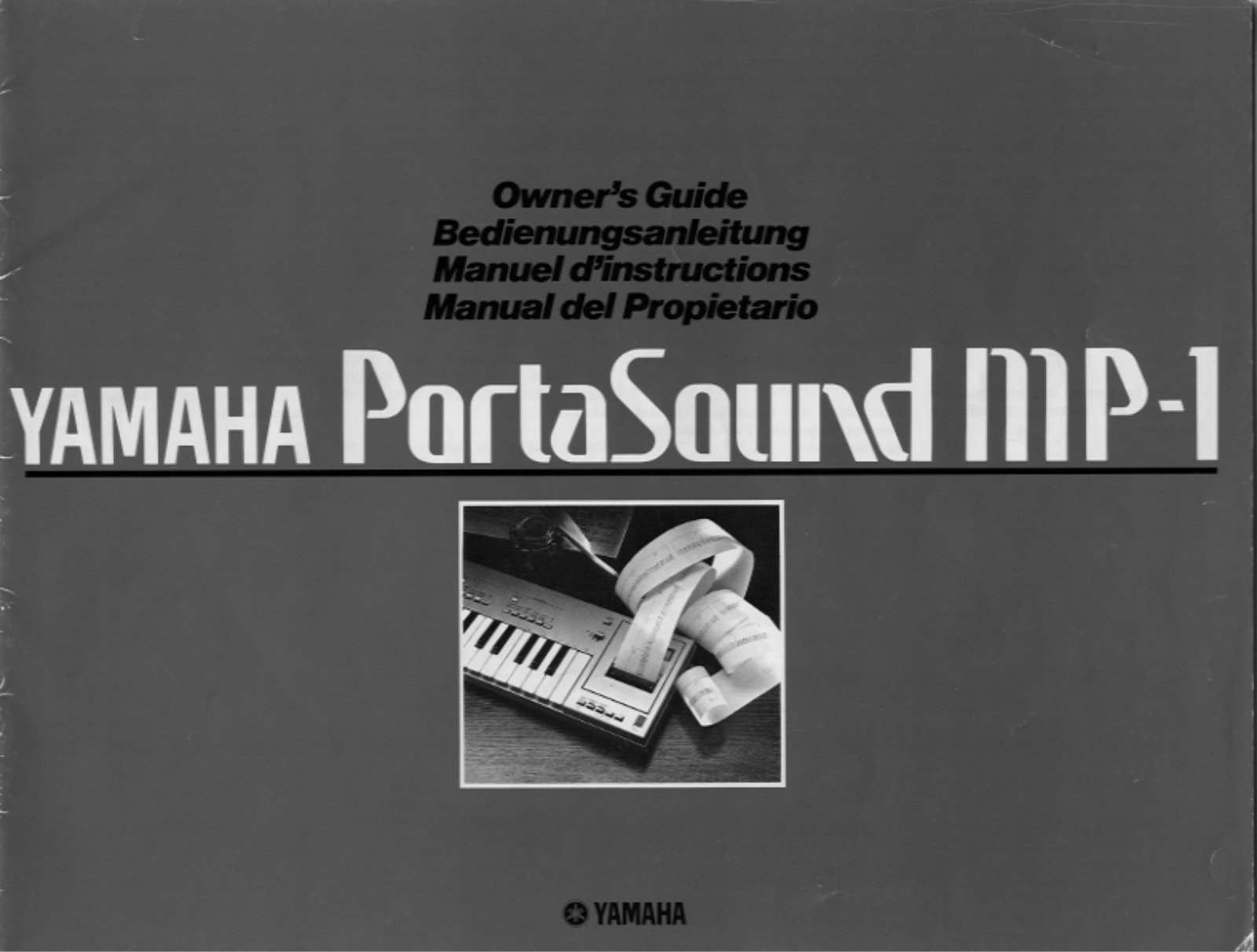 Yamaha MP1 Owner's Manual