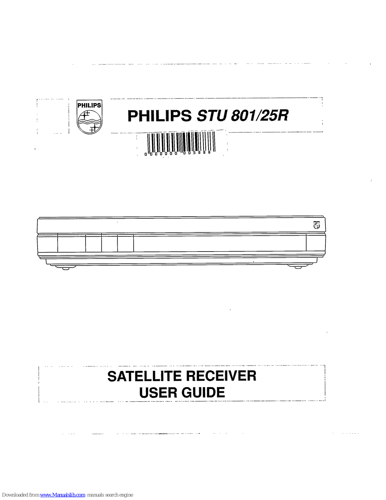 Philips STU 801 Series, STU 801/25 R User Manual