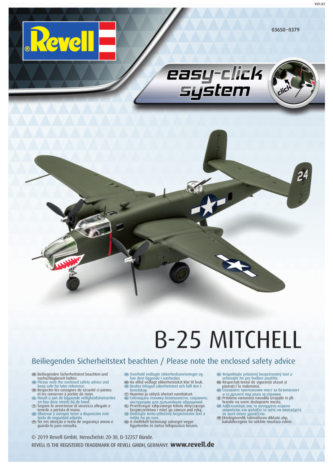 Revell B-25 Service Manual