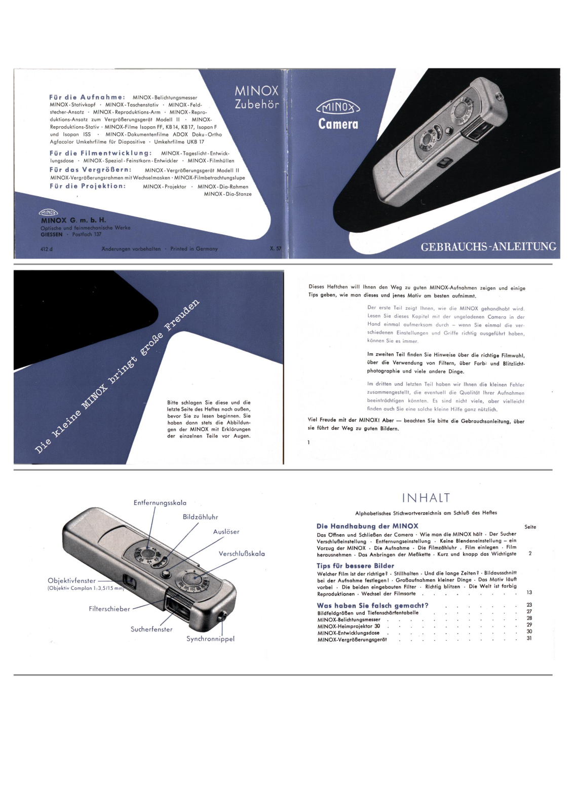 Minox A User Manual