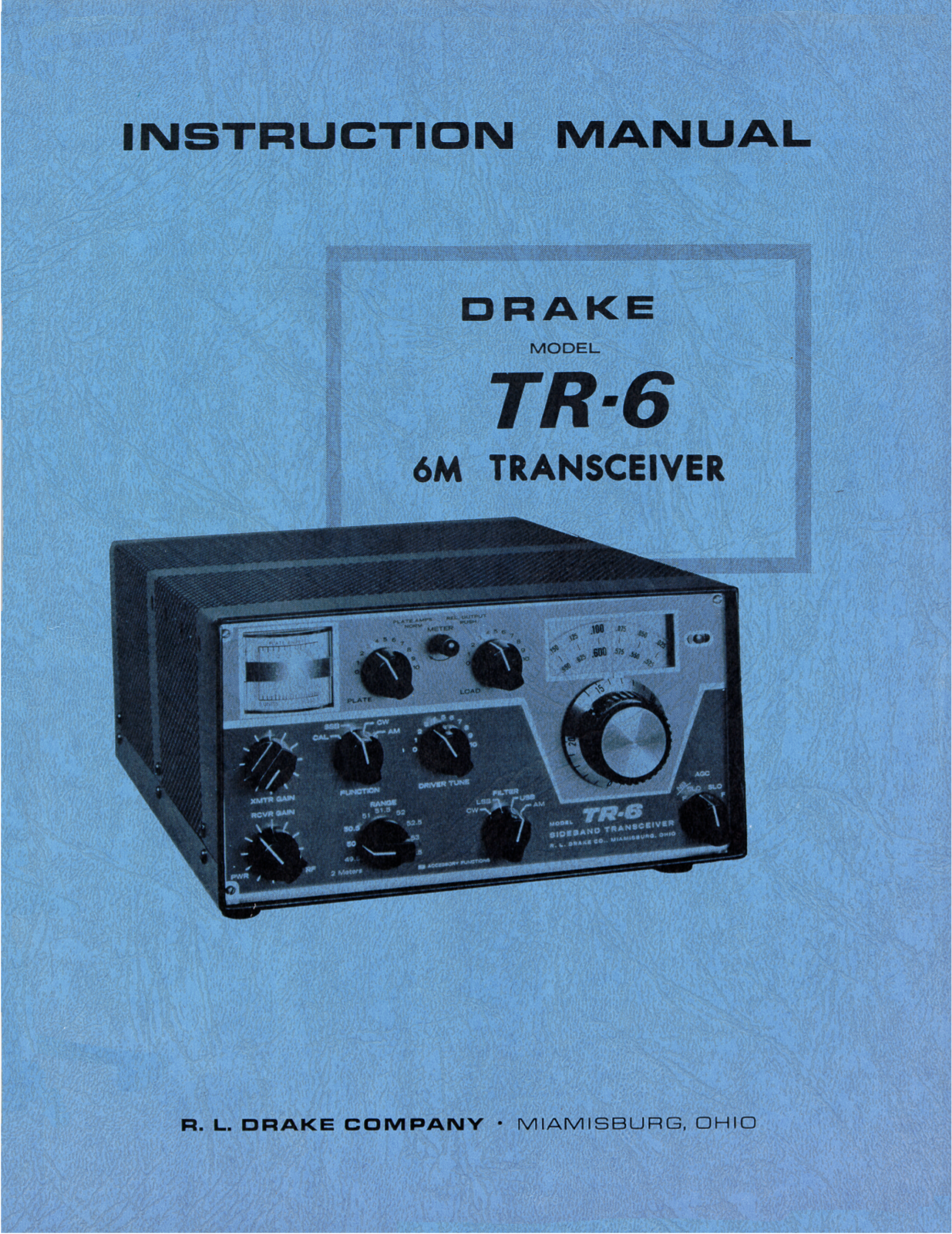 Drake tr 6 User Manual