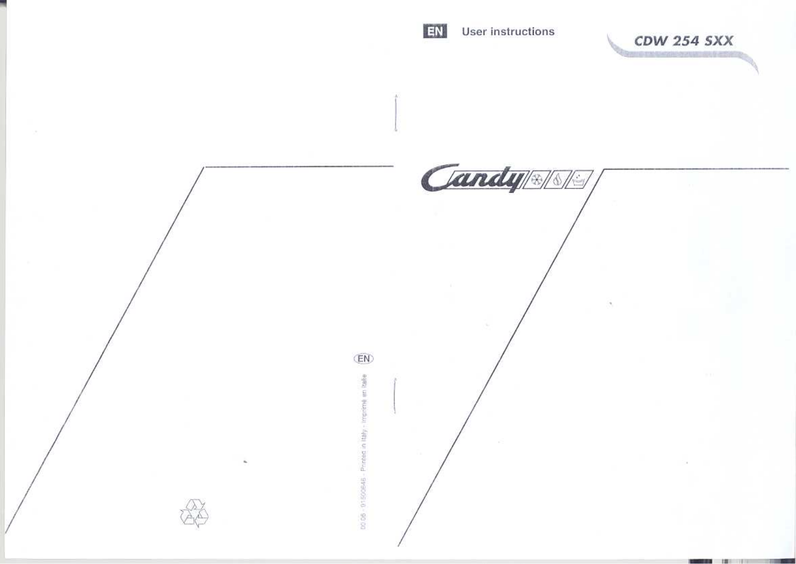 Candy CDW 252 User Manual