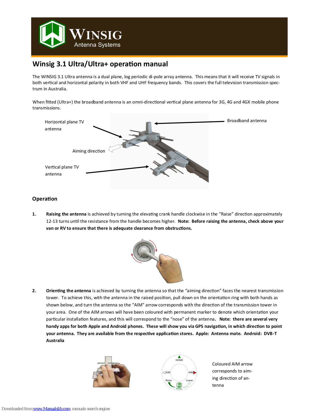 Winsig 3.1 Ultra Operation Manual