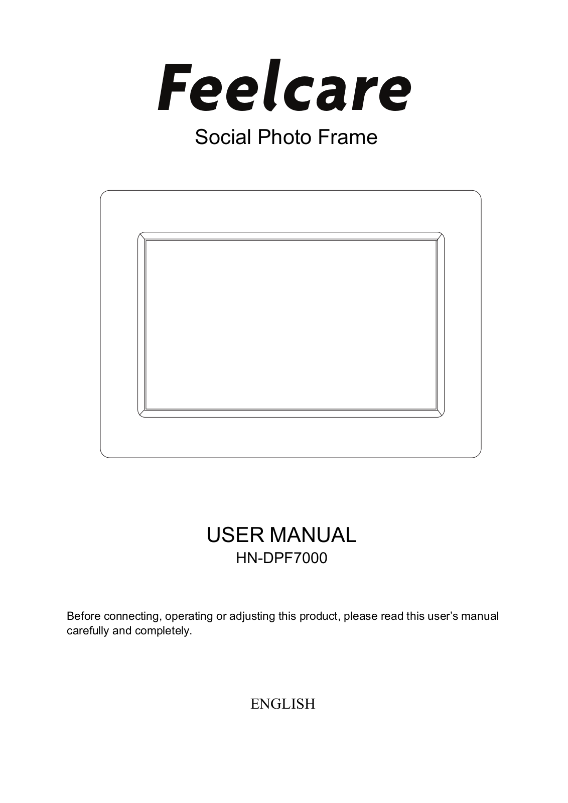 Feelcare HN-DPF7000 User Manual