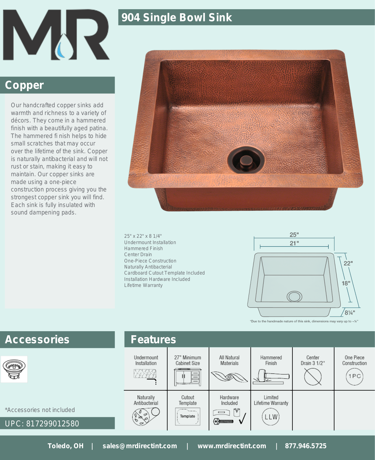 MR Direct MRDR1312 Specifications - ManualMachine.com