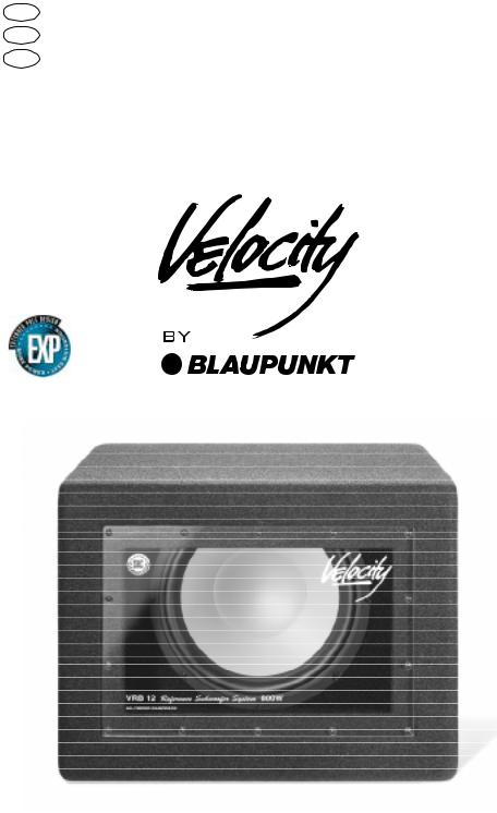 BLAUPUNKT VELOCITY VRB 12 User Manual