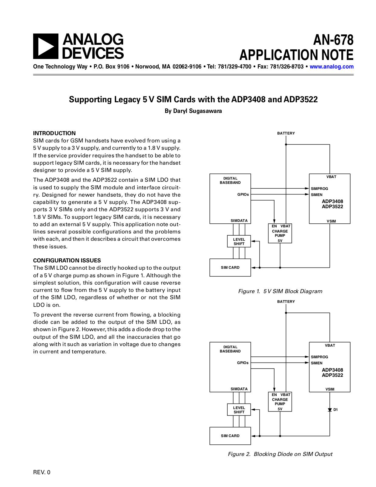 Analog Devices AN678 Application Notes