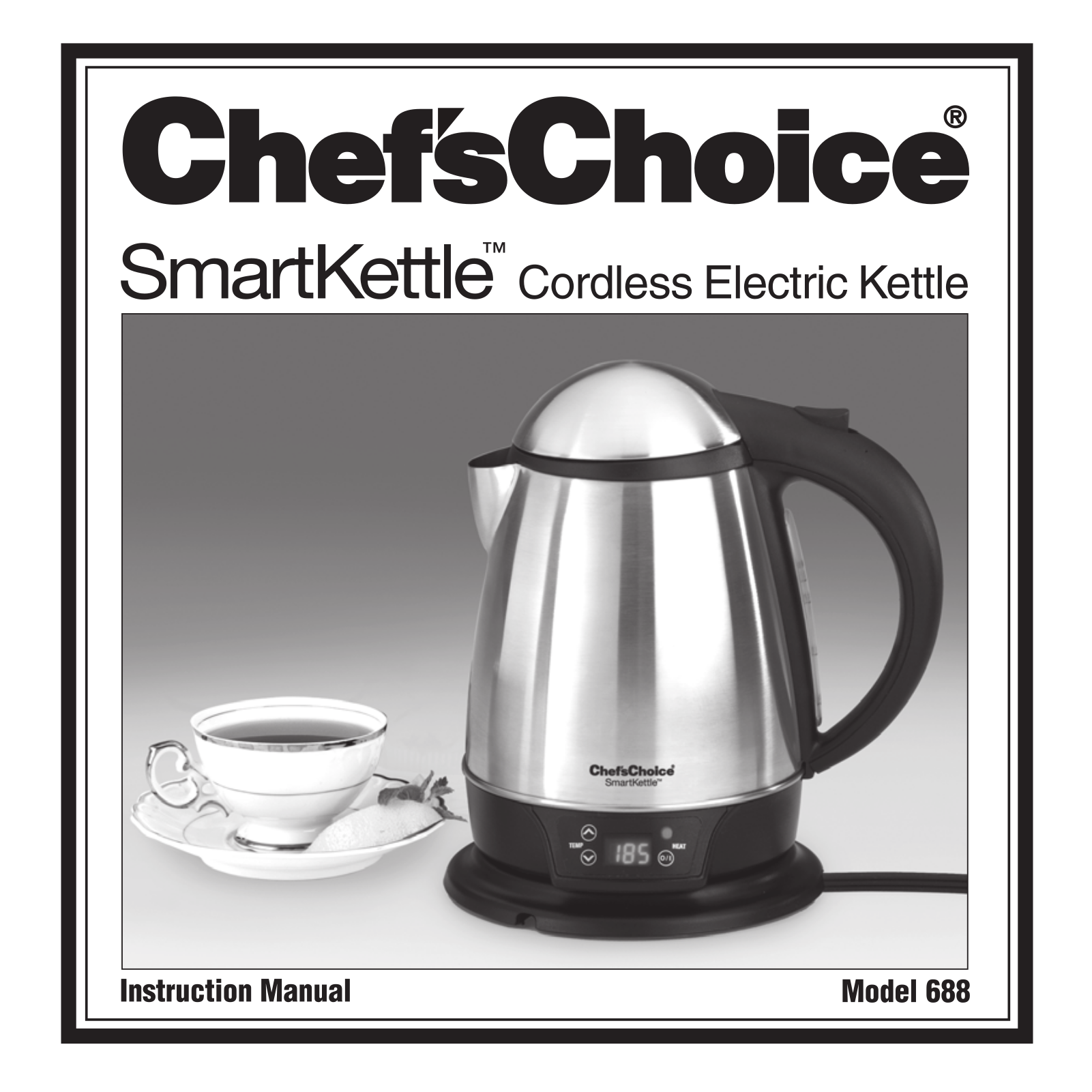 Chef's Choice 688 Instruction Manual