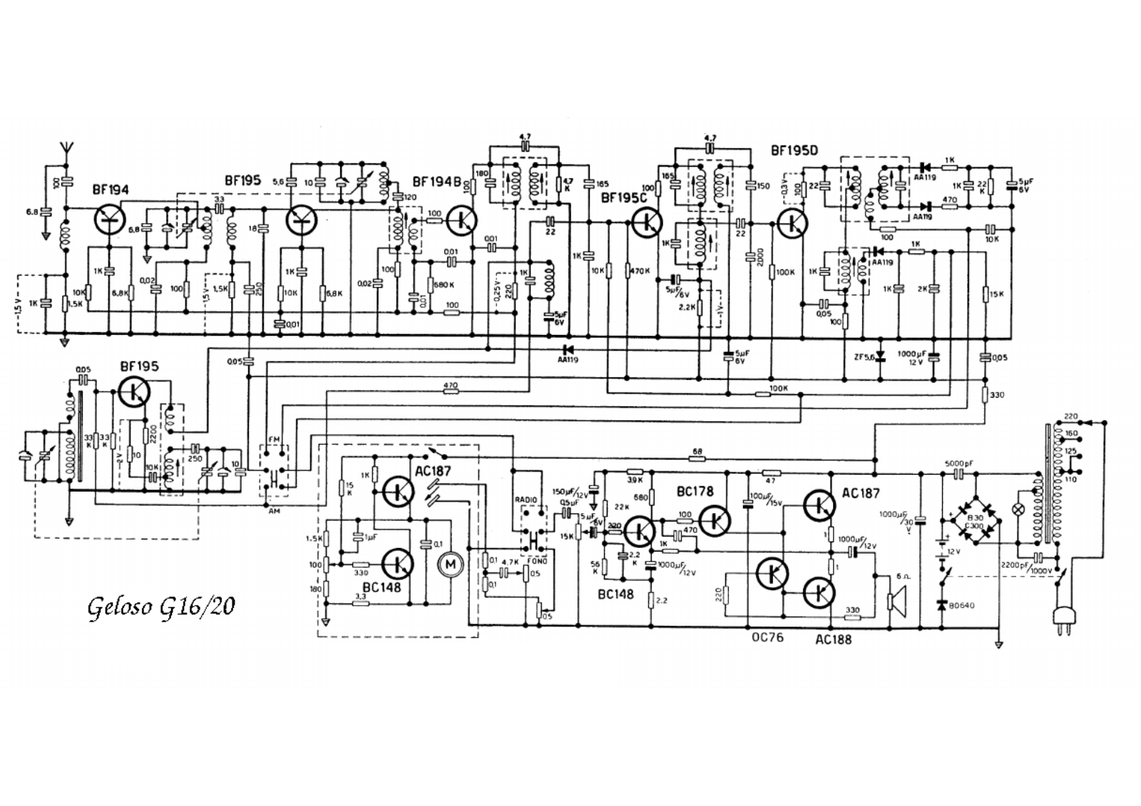 Geloso g16 20 schematic - ManualMachine.com