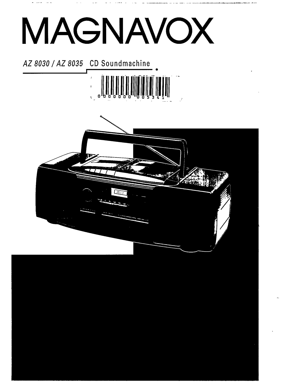 Philips AZ8030/25, AZ8030/21, AZ8030/01, AZ8030/00, AZ8030 User Manual