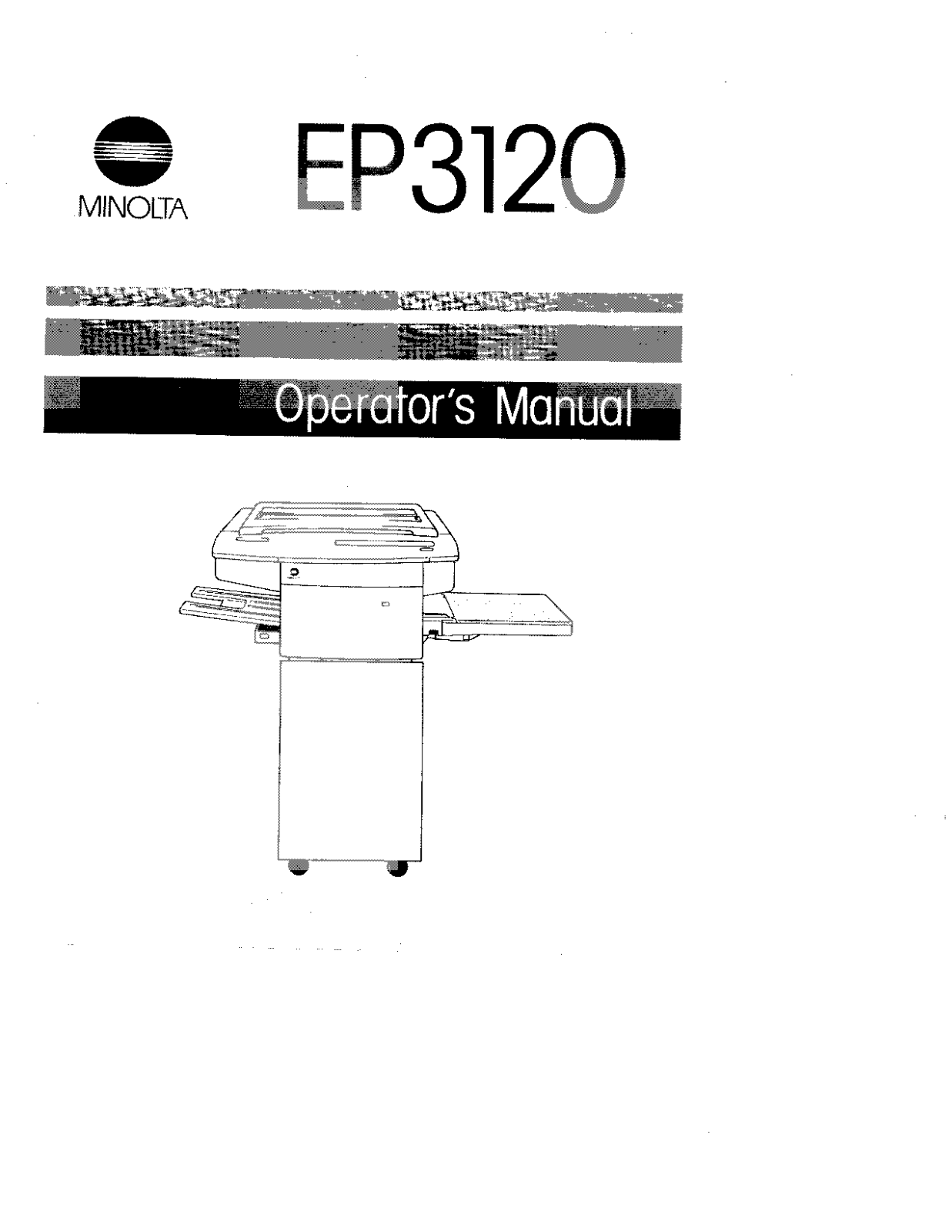 Konica Minolta EP3120 User Manual