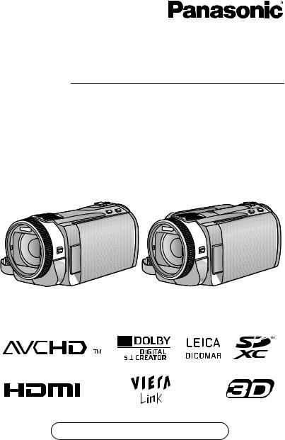 Panasonic HDC-SD900, HDC-SD909, HDC-TM900, HDC-HS900 User Manual