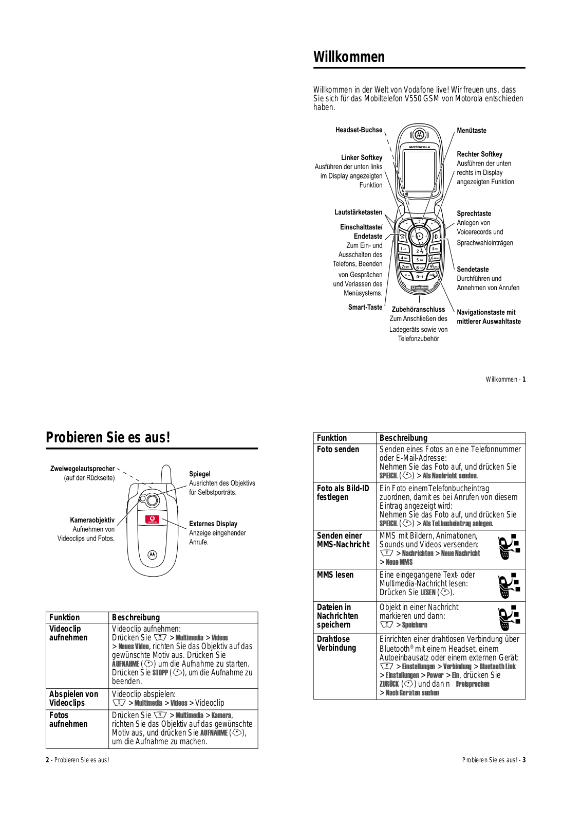 Motorola V550 User Manual