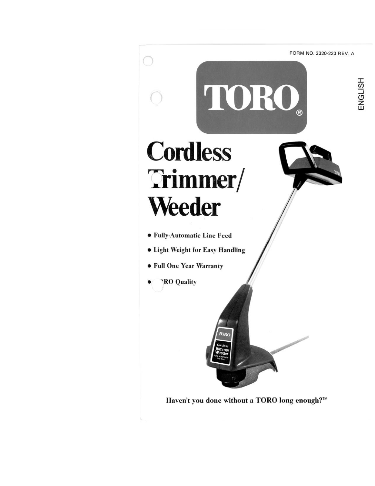 Toro 51511 Operator's Manual