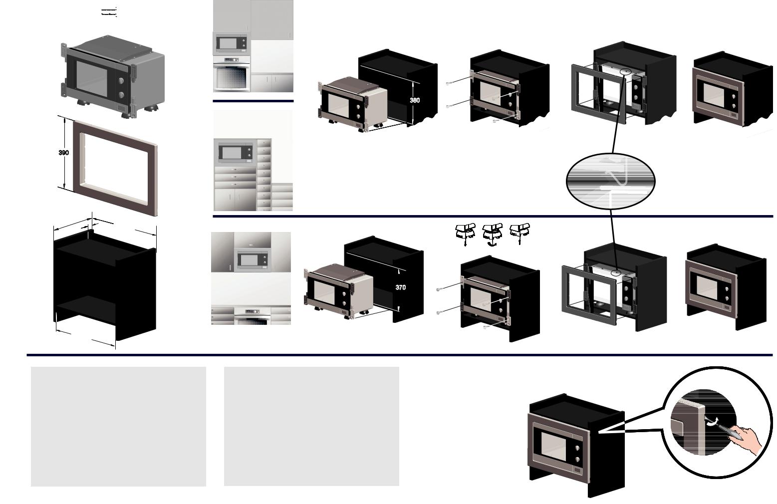 HOTPOINT/ARISTON MWA 112/HA Installation Instructions