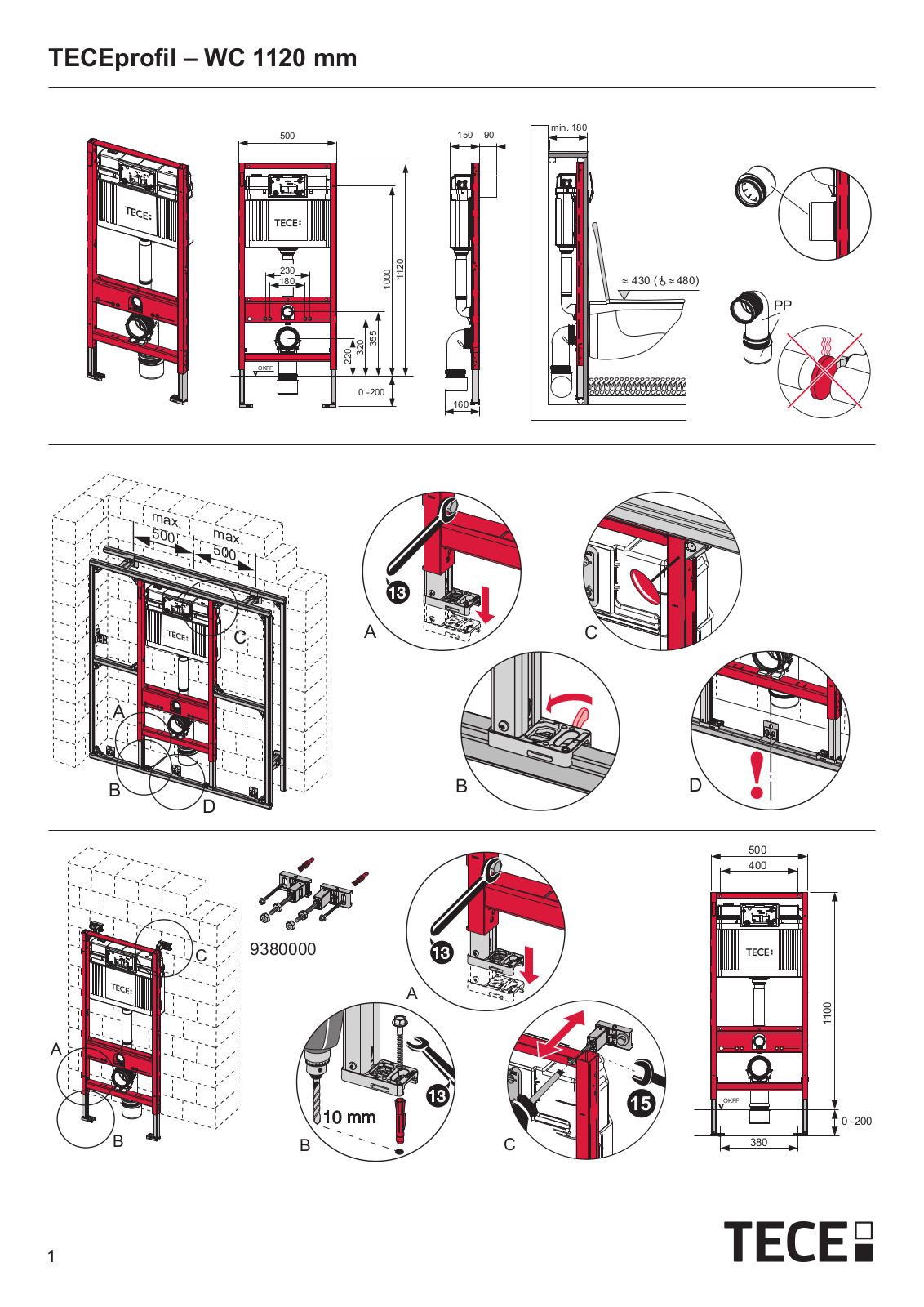 TECE WC 1120 mm User guide - ManualMachine.com