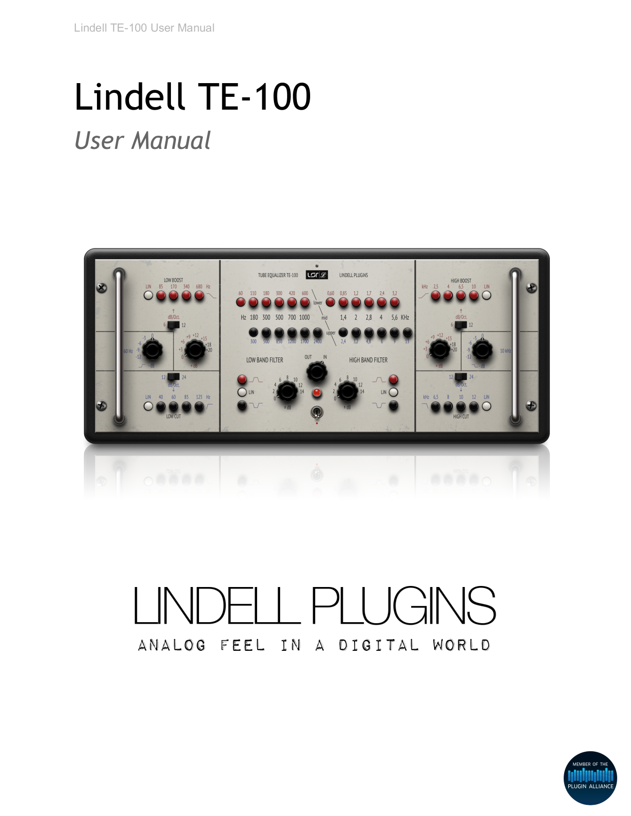 Lindell Audio TE-100 User Manual