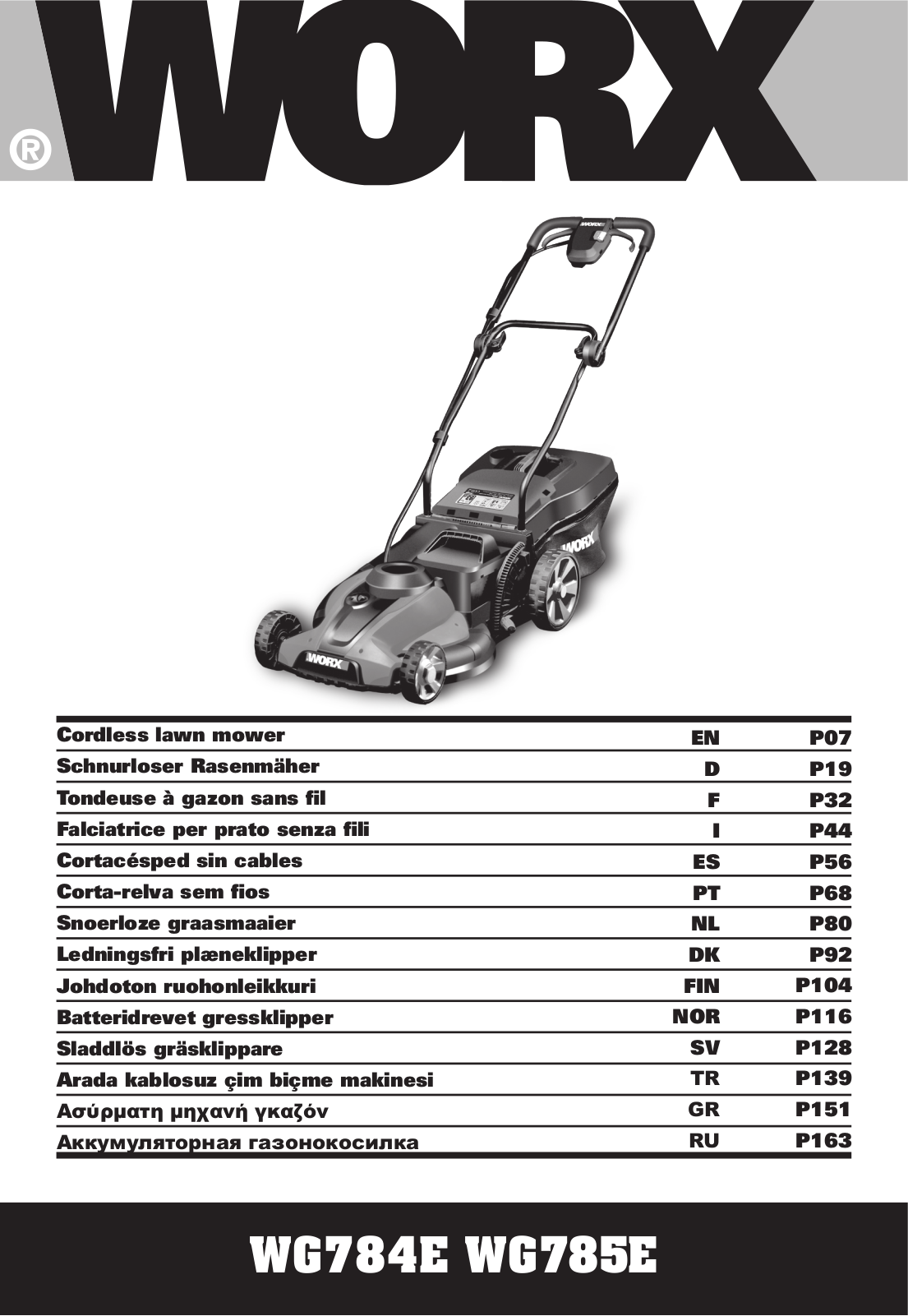 Worx WG784E User Manual