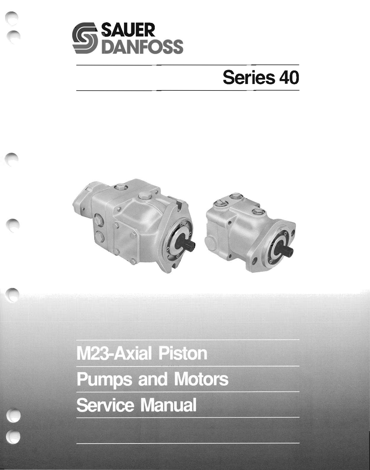 Danfoss M23 Service guide