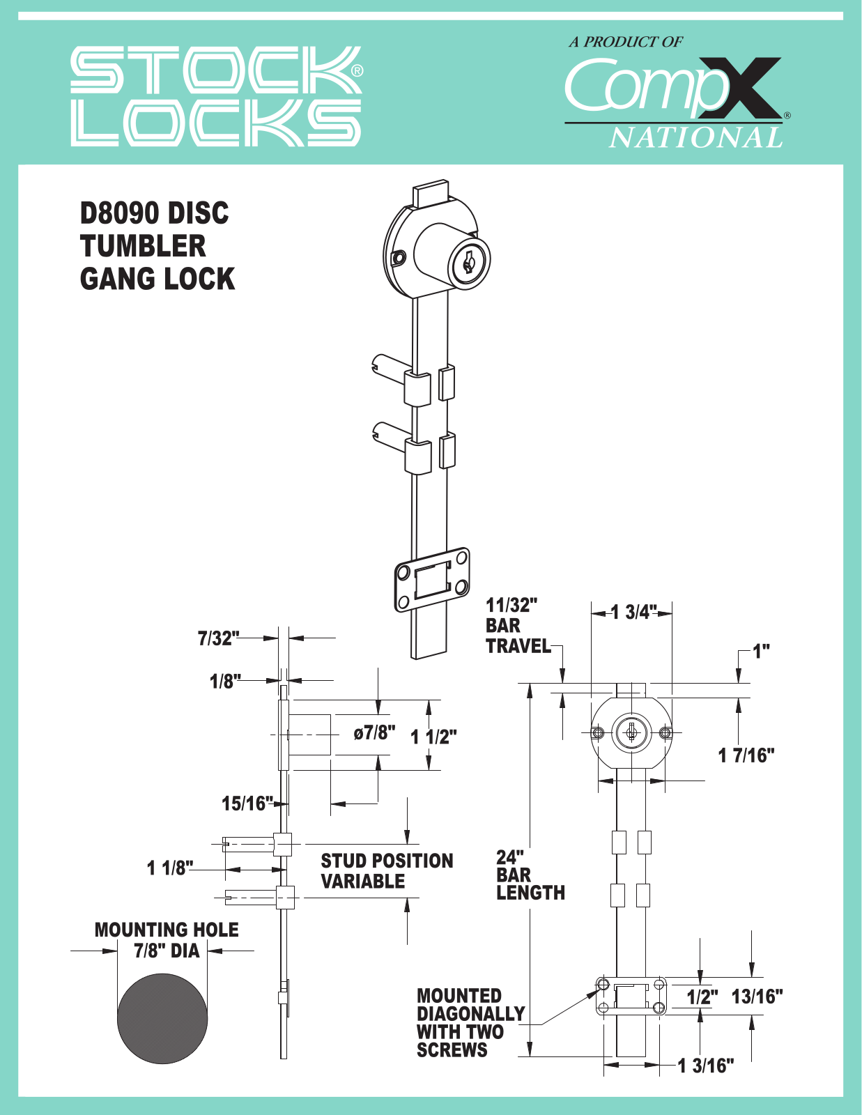 Compx D8090 drawing