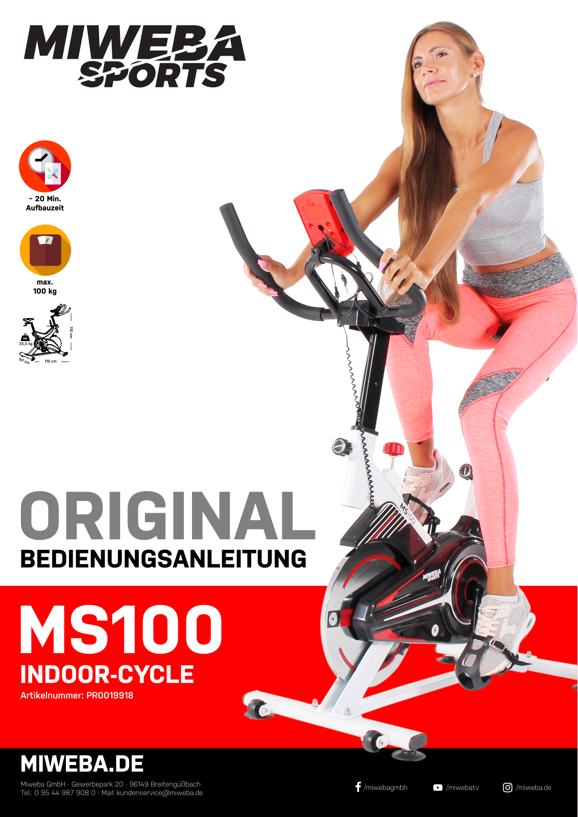miweba MS100 operation manual - ManualMachine.com
