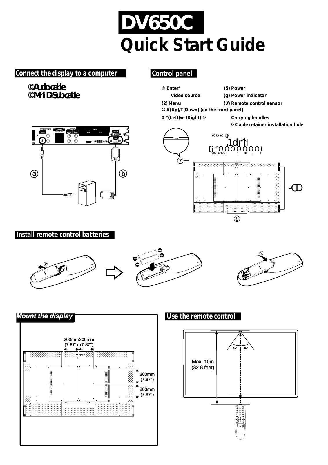 Acer DV650C User Manual