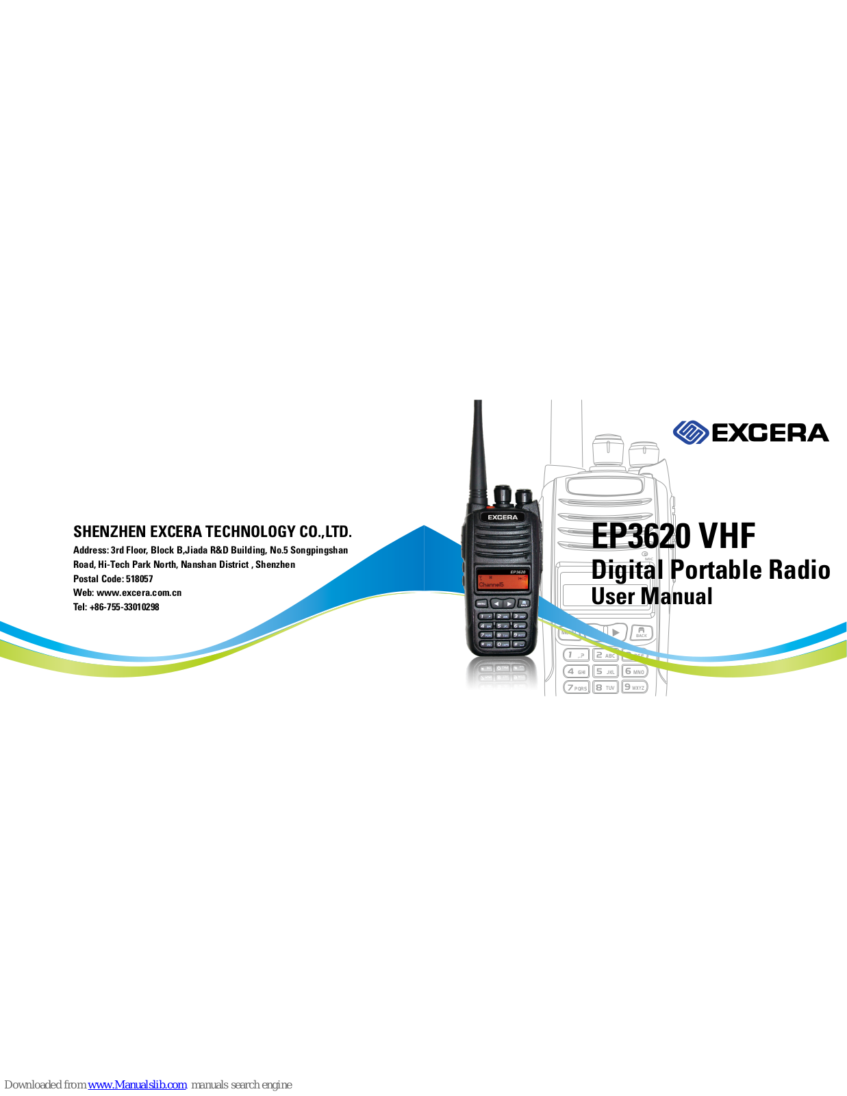 Excera EP3620 VHF User Manual