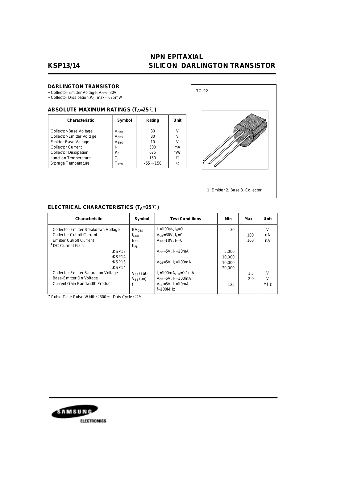 Samsung ksp13 Datasheet - ManualMachine.com