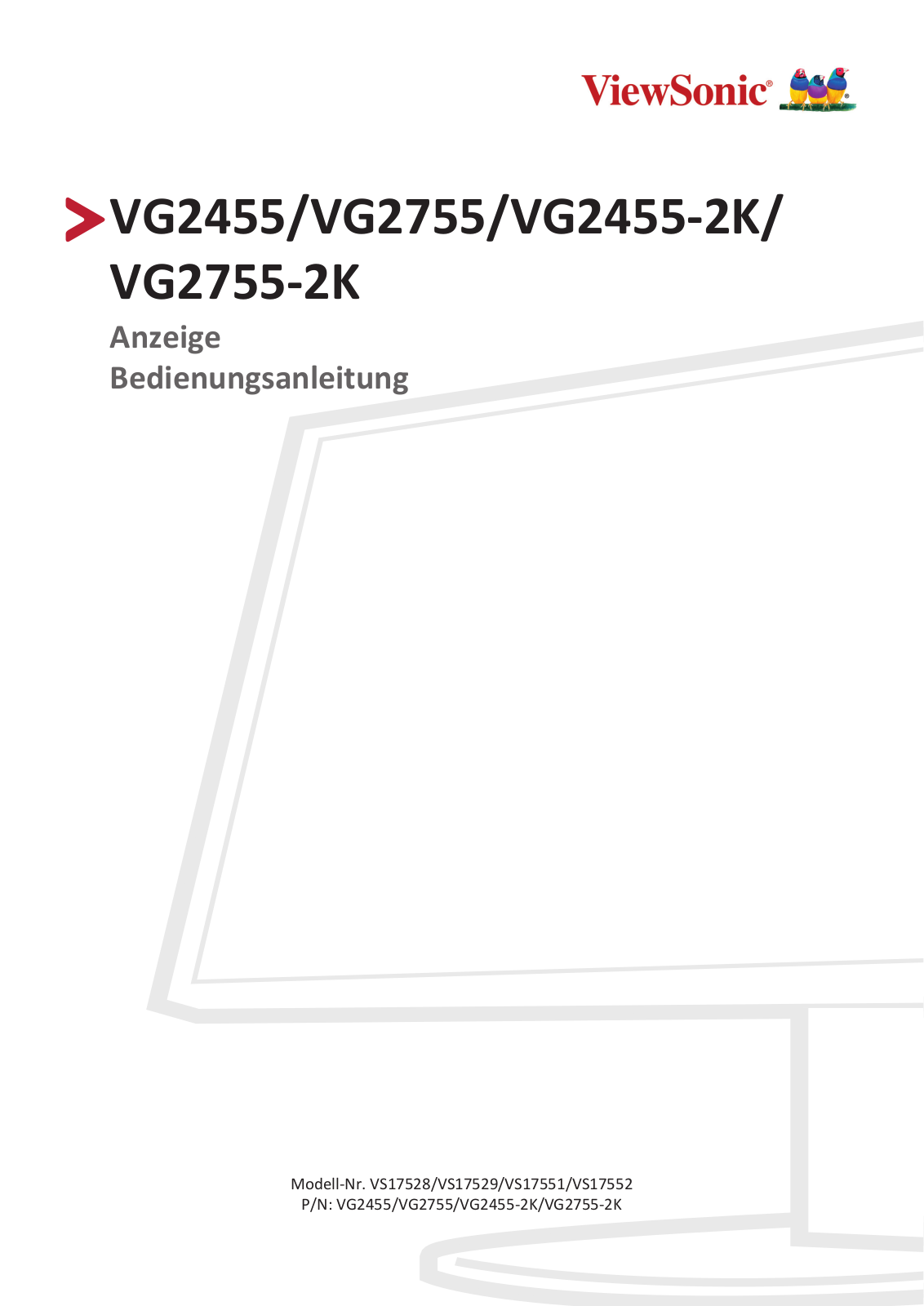 ViewSonic VG2755-2K User Manual