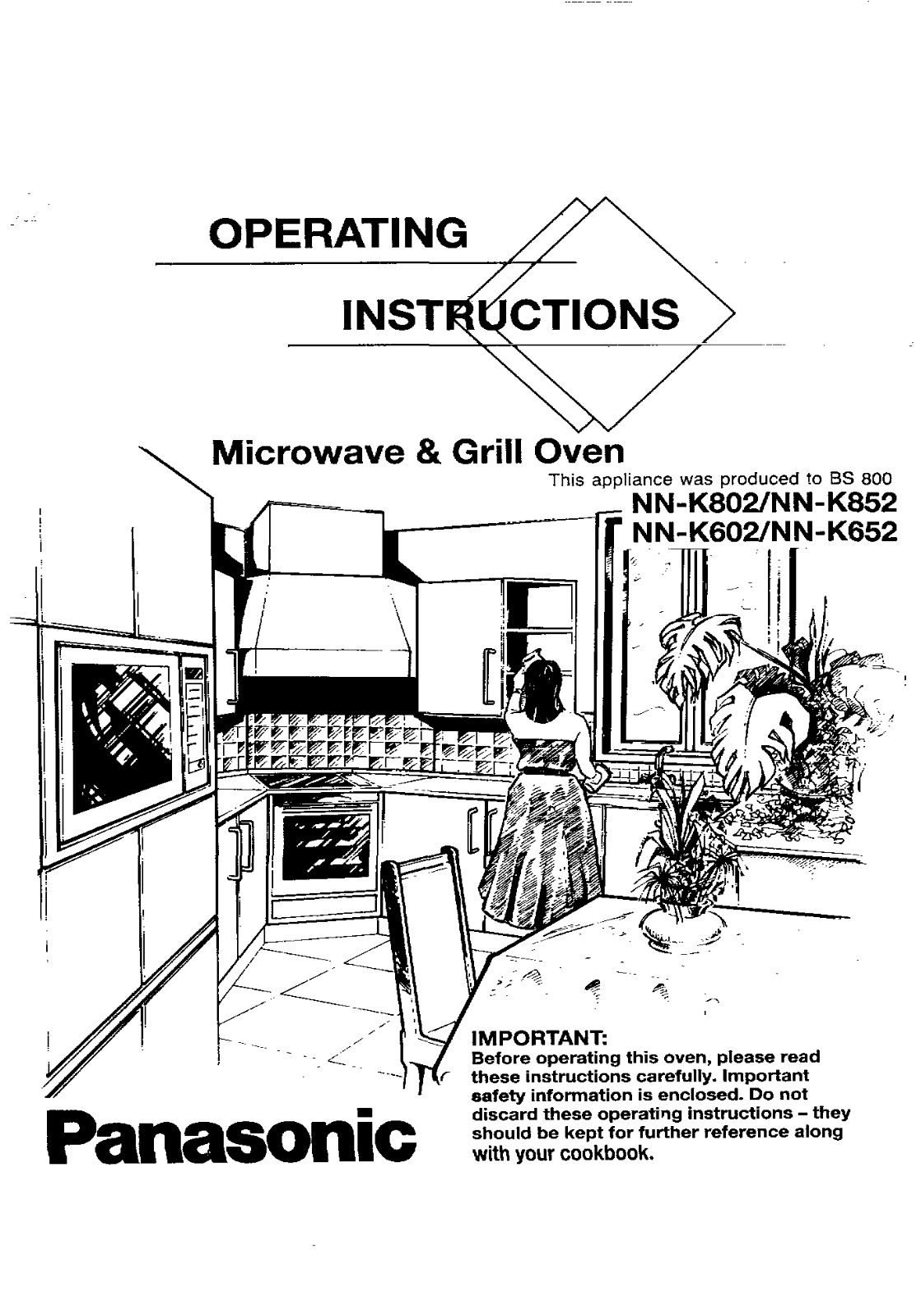 PANASONIC NNK602, NNK652, NNK852, NNK802 User Manual