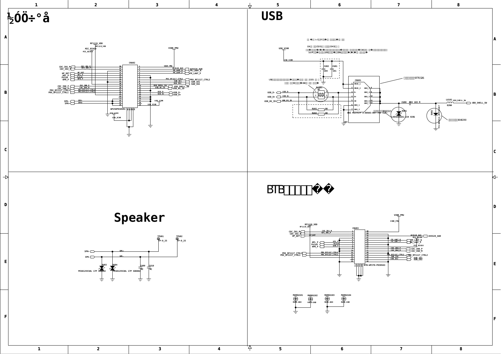 Oppo A83 Schematics usb