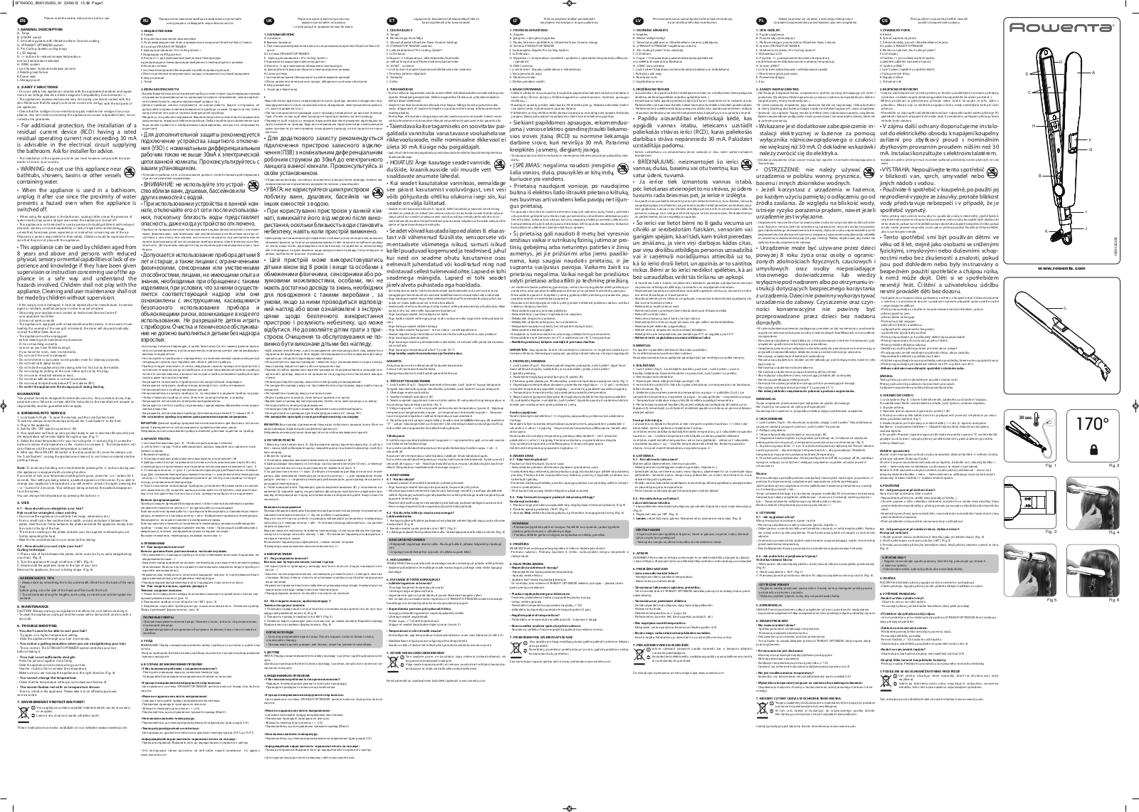 Rowenta SF 7640 User Manual