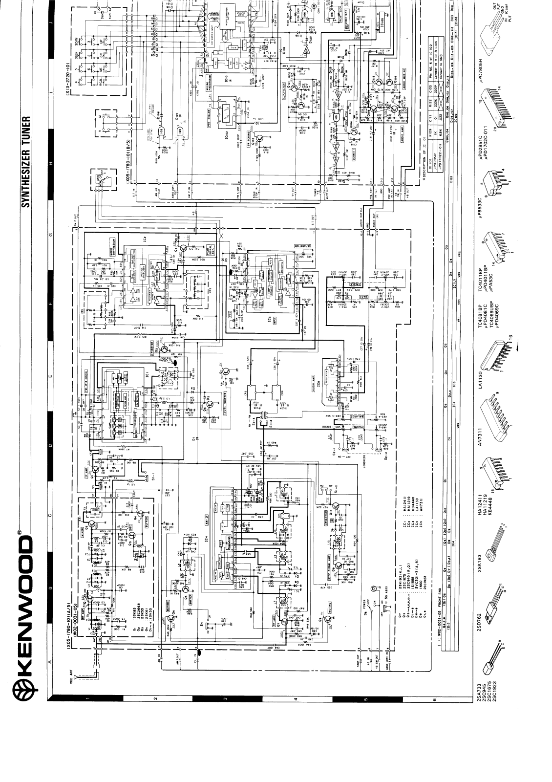 Kenwood KTC-767 Schematic