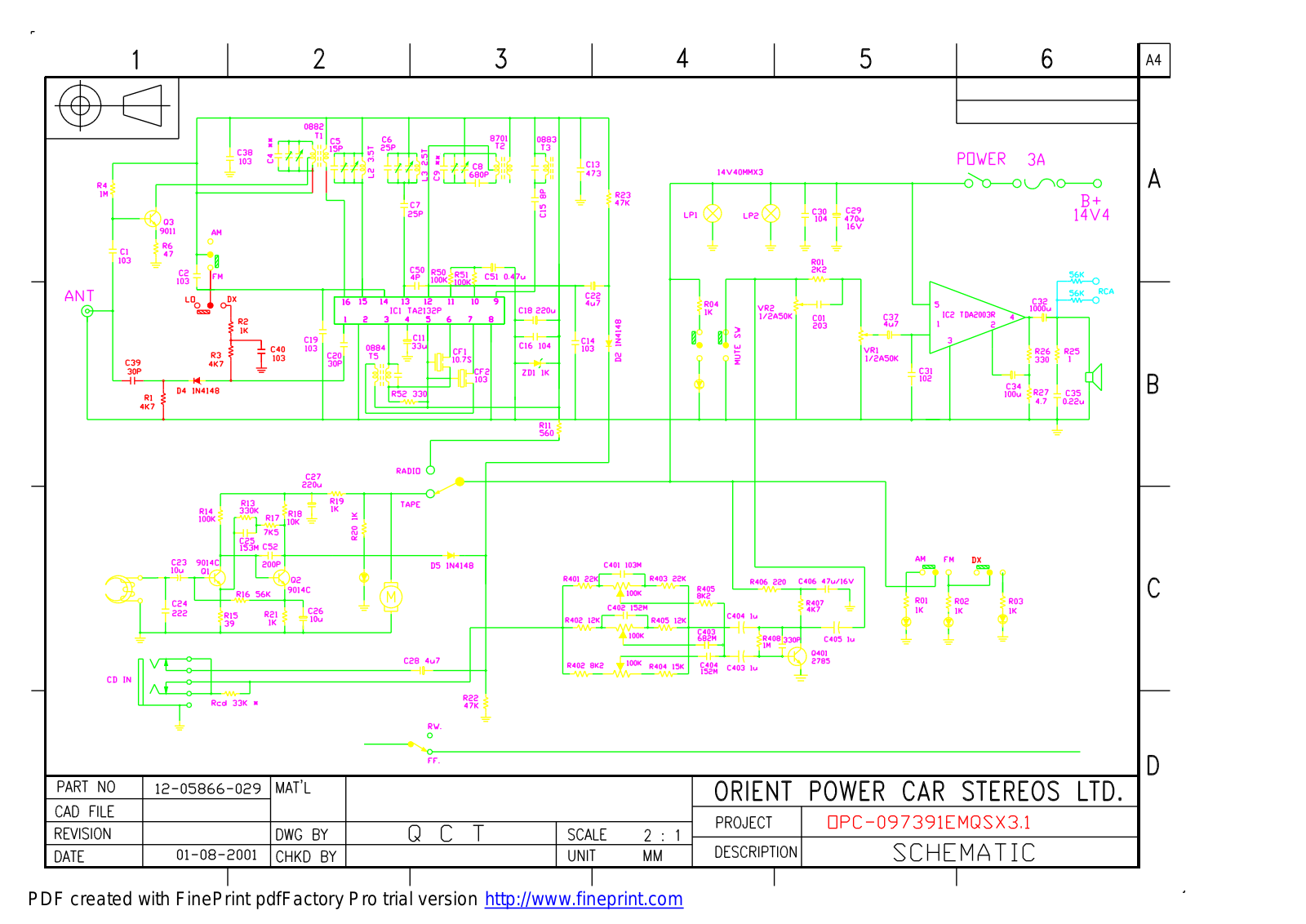 Vitek VT-3621 SCHEMATIC 1