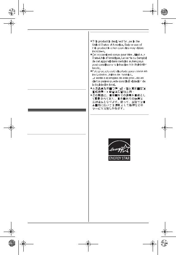 Panasonic of North America 96NKX TG9321 User Manual