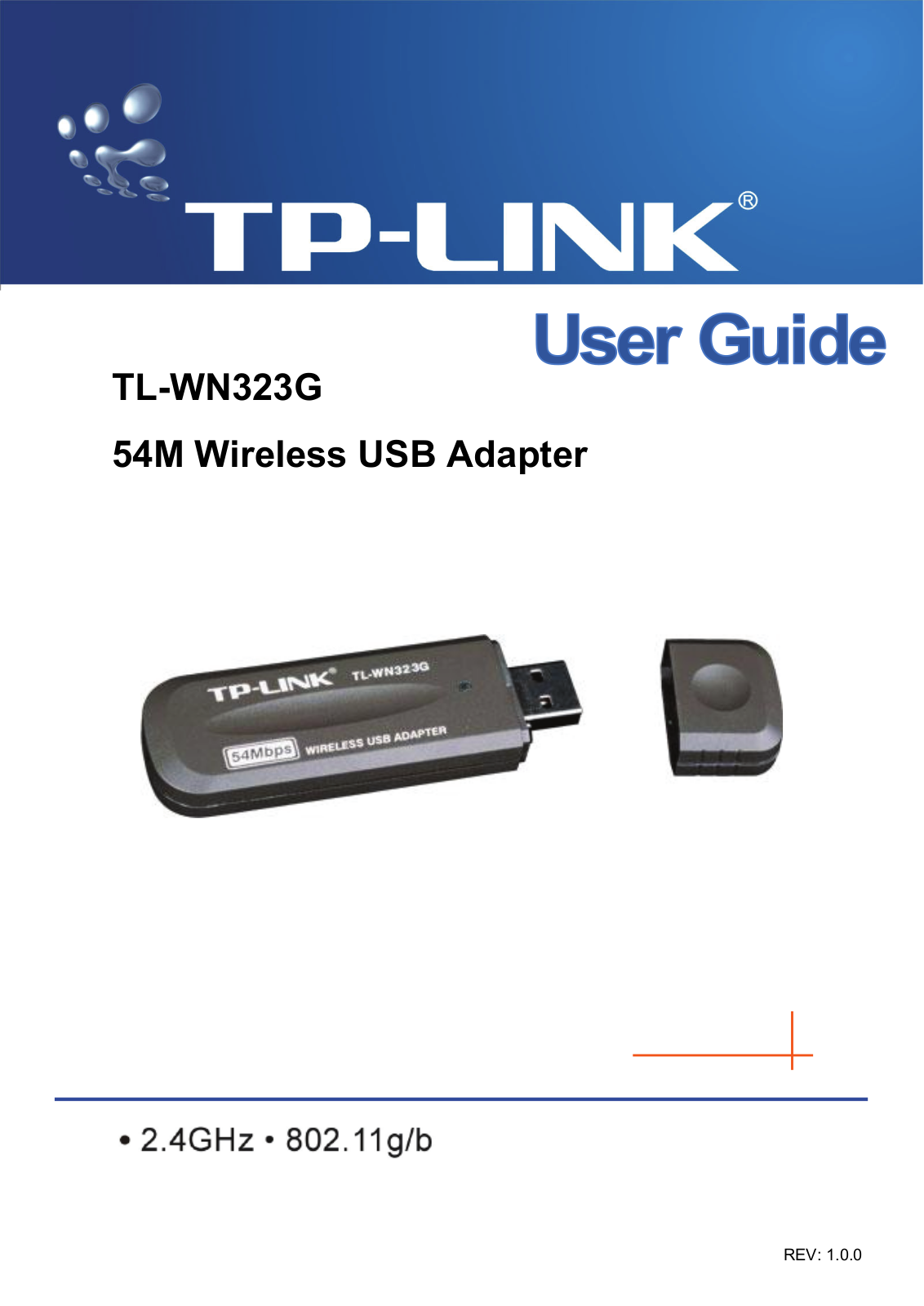 TP Link WN323G User Manual