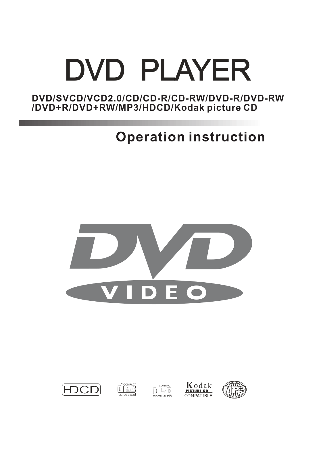 Denver DVD-7322 User Manual