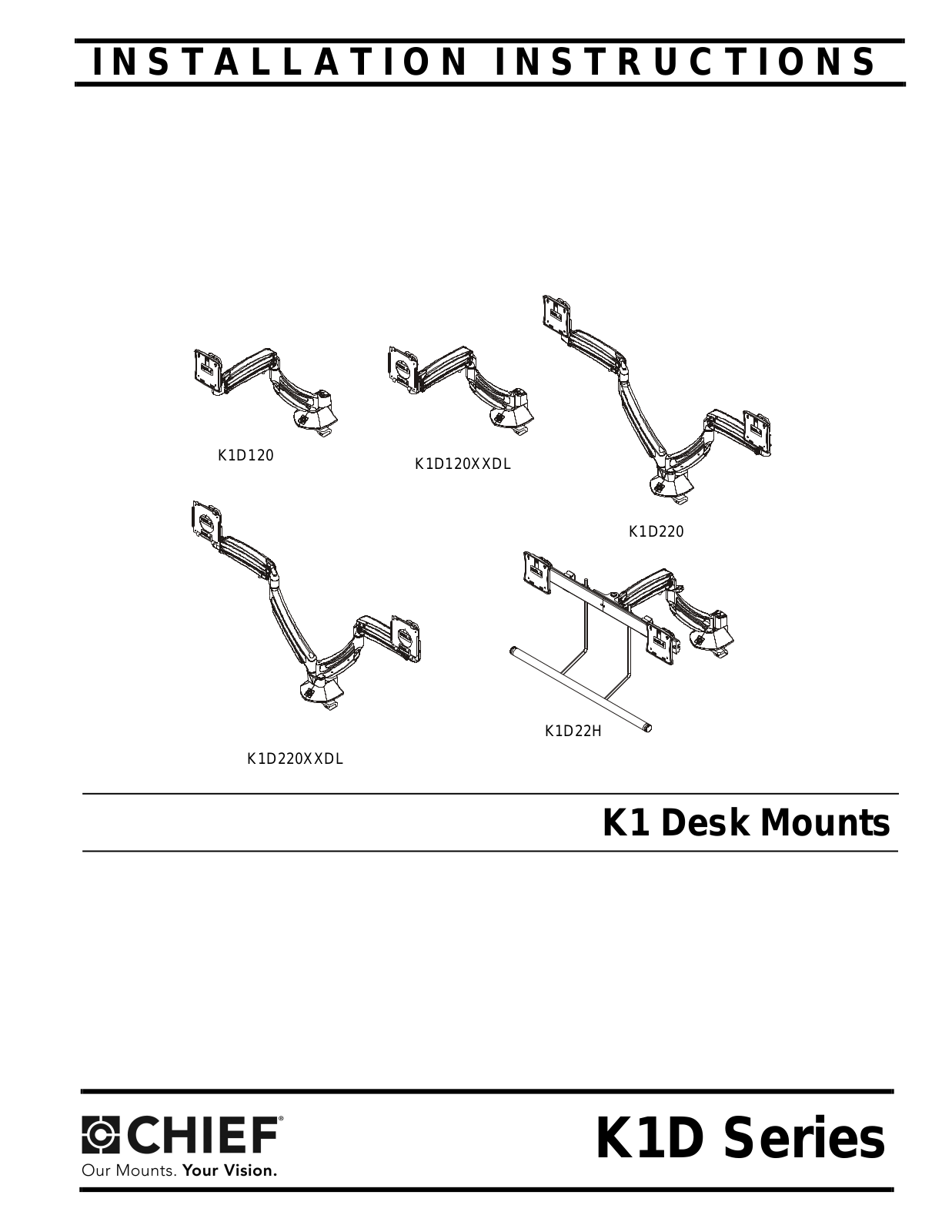 CHIEF K1C User Manual