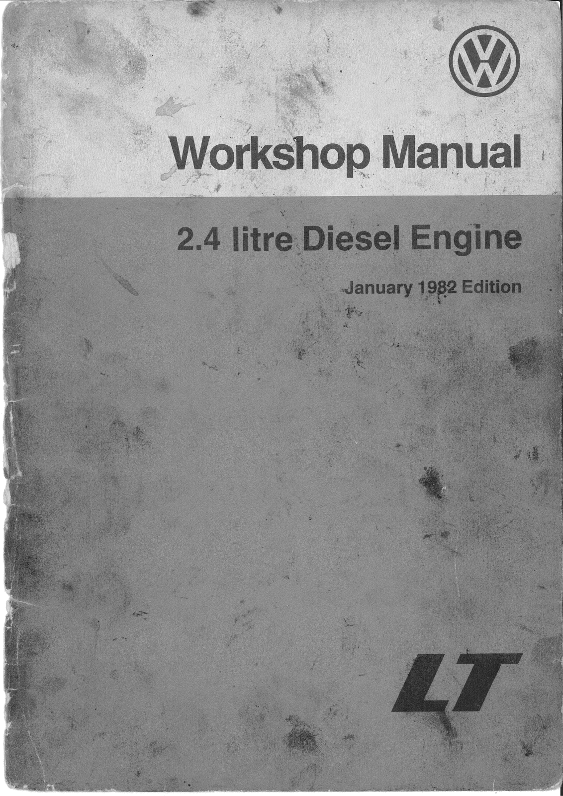 Volkswagen LT 1982 User Manual