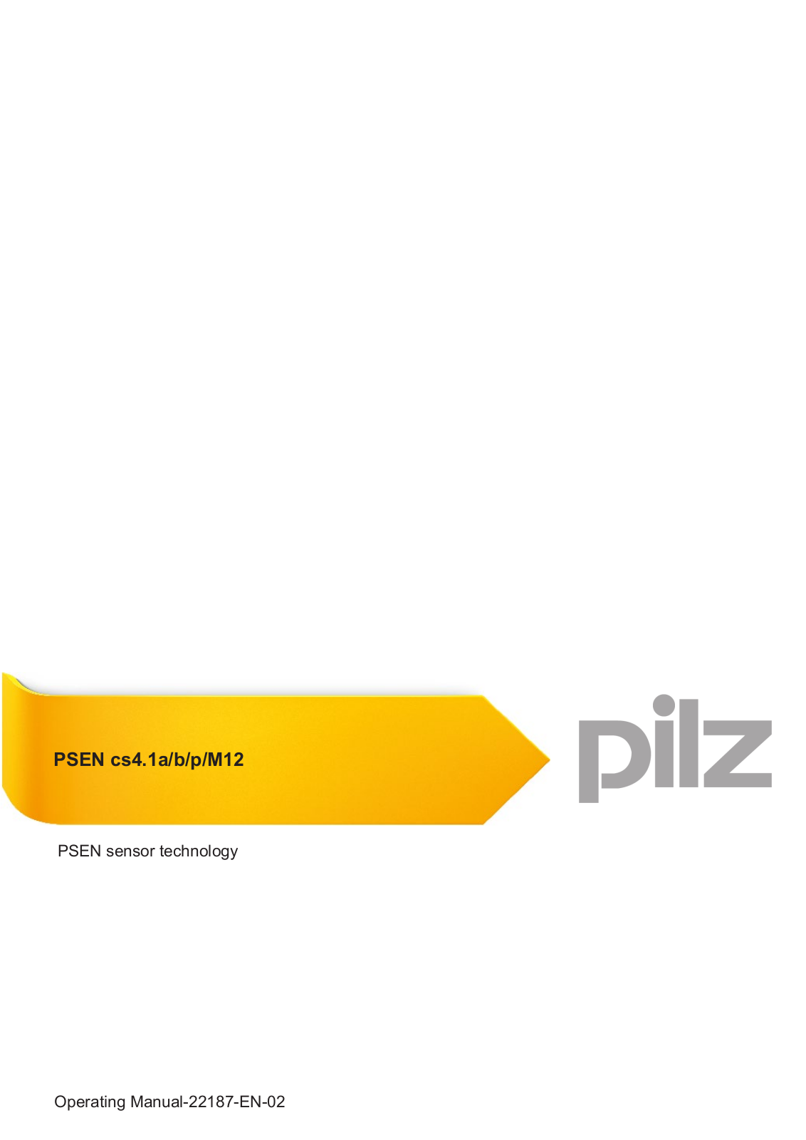 Pilz PSEN cs4.1a User Manual