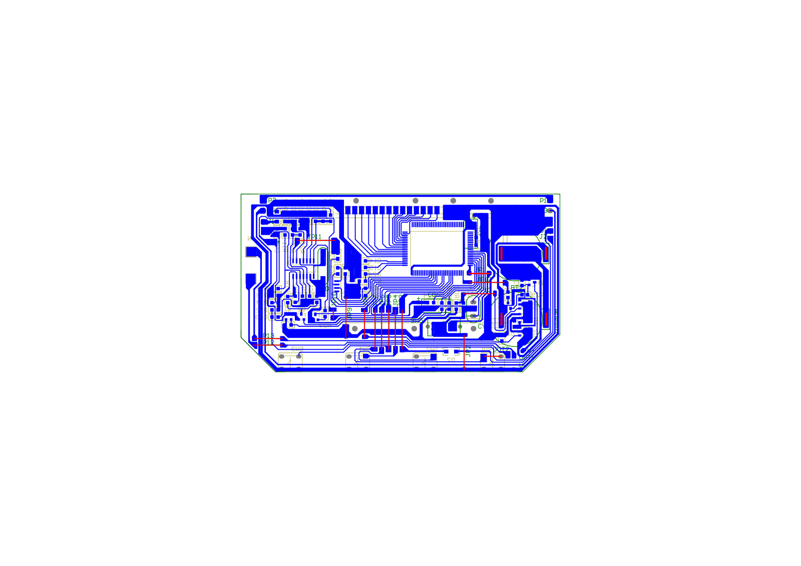 Vitek VT-1958 PCB LAYOUT DIAGRAM