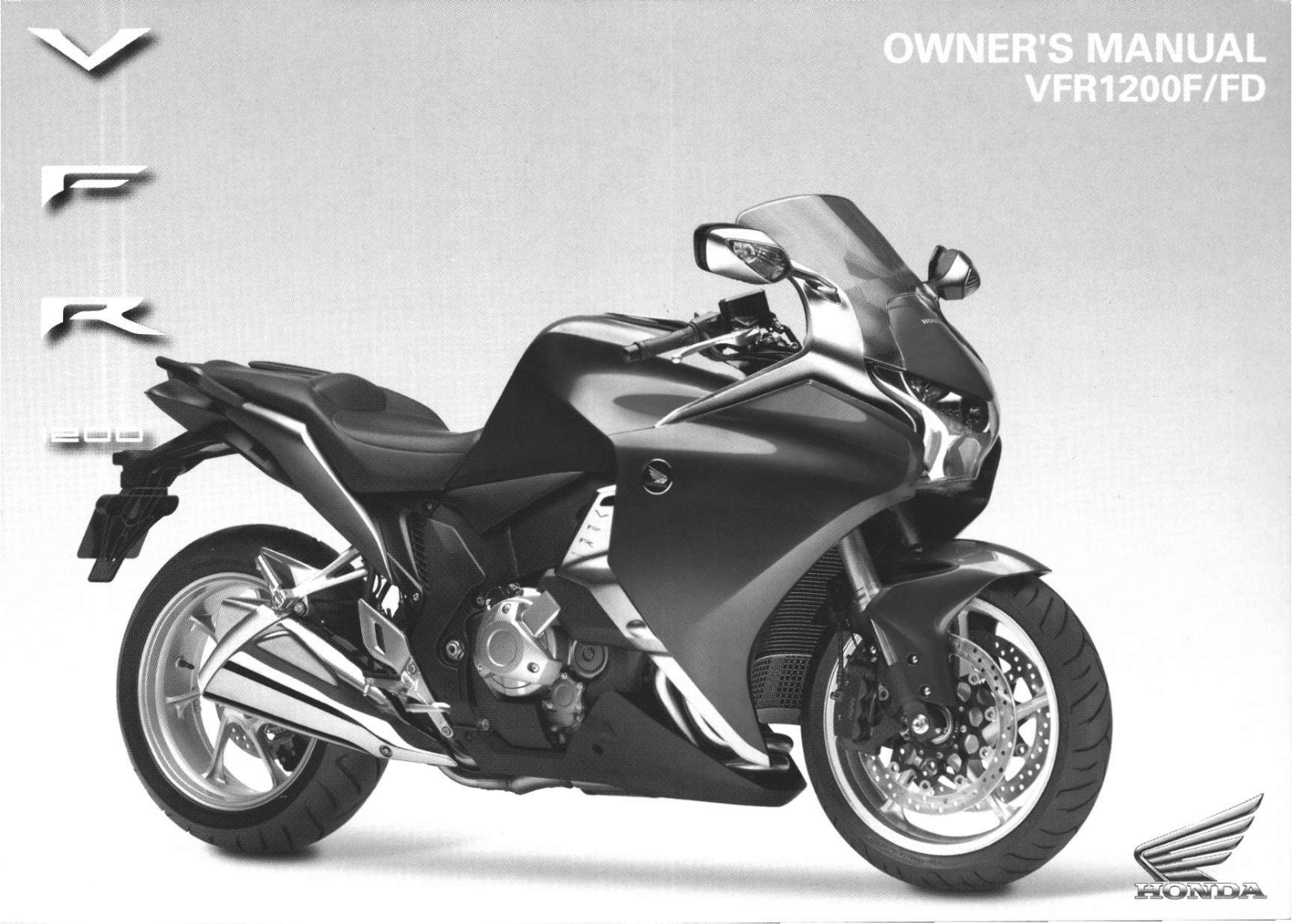 HONDA VFR 1200F User Manual