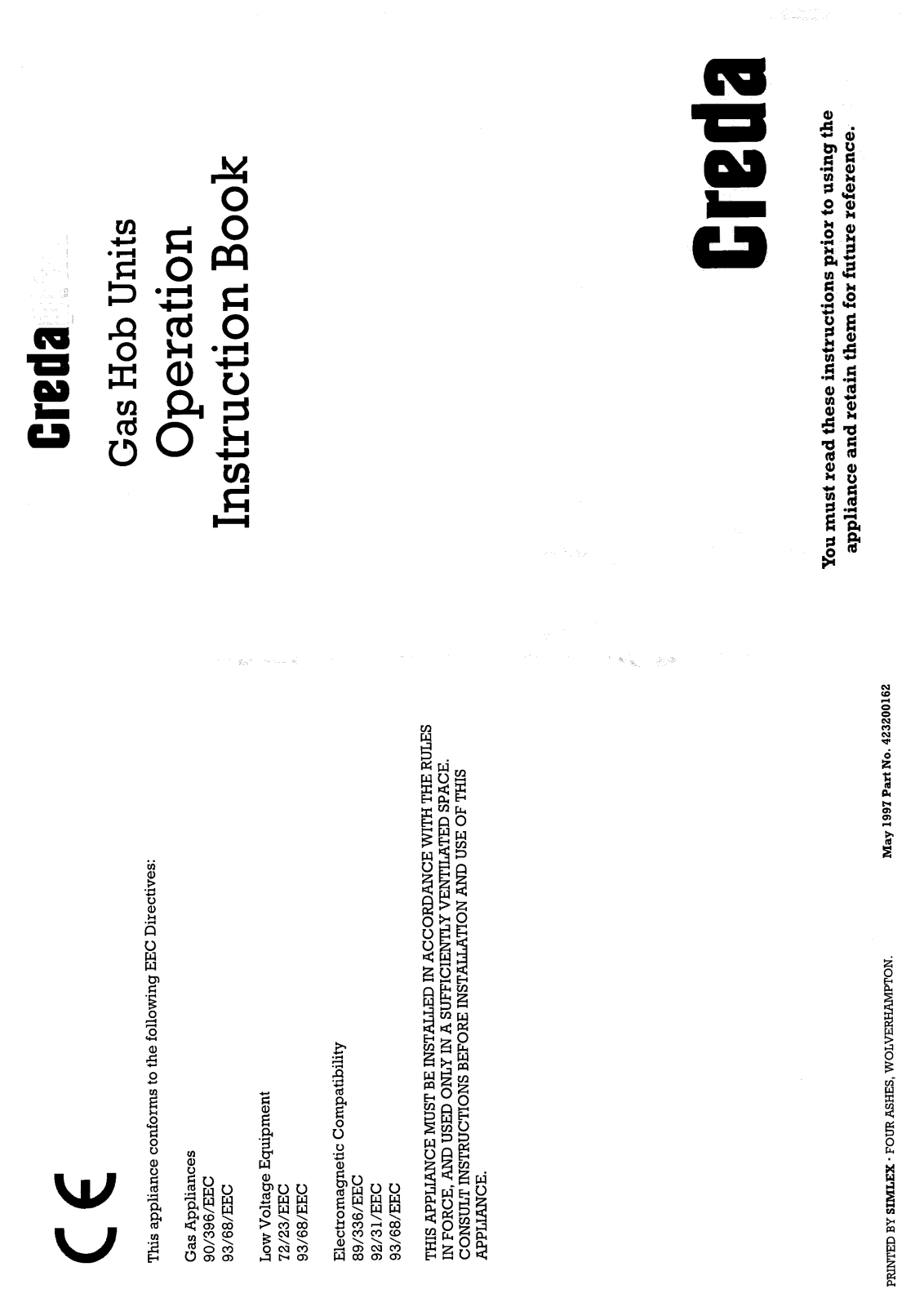 Creda HB42329 User Manual