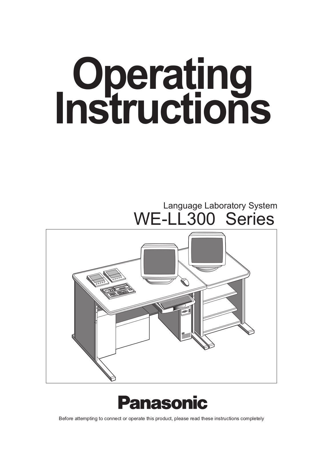 Panasonic WE-LL300 User Manual