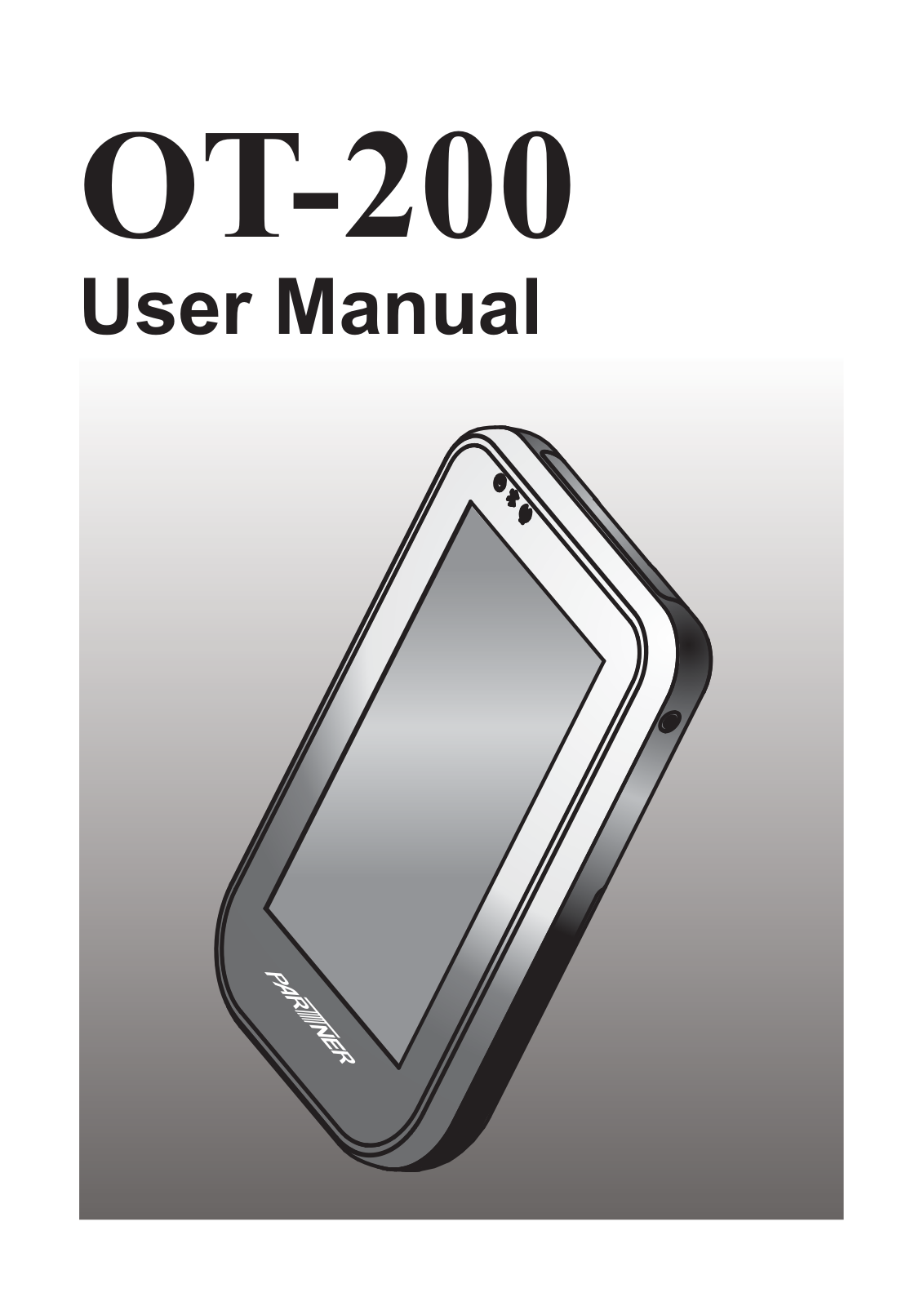 Partner Tech OT200 Users Manual