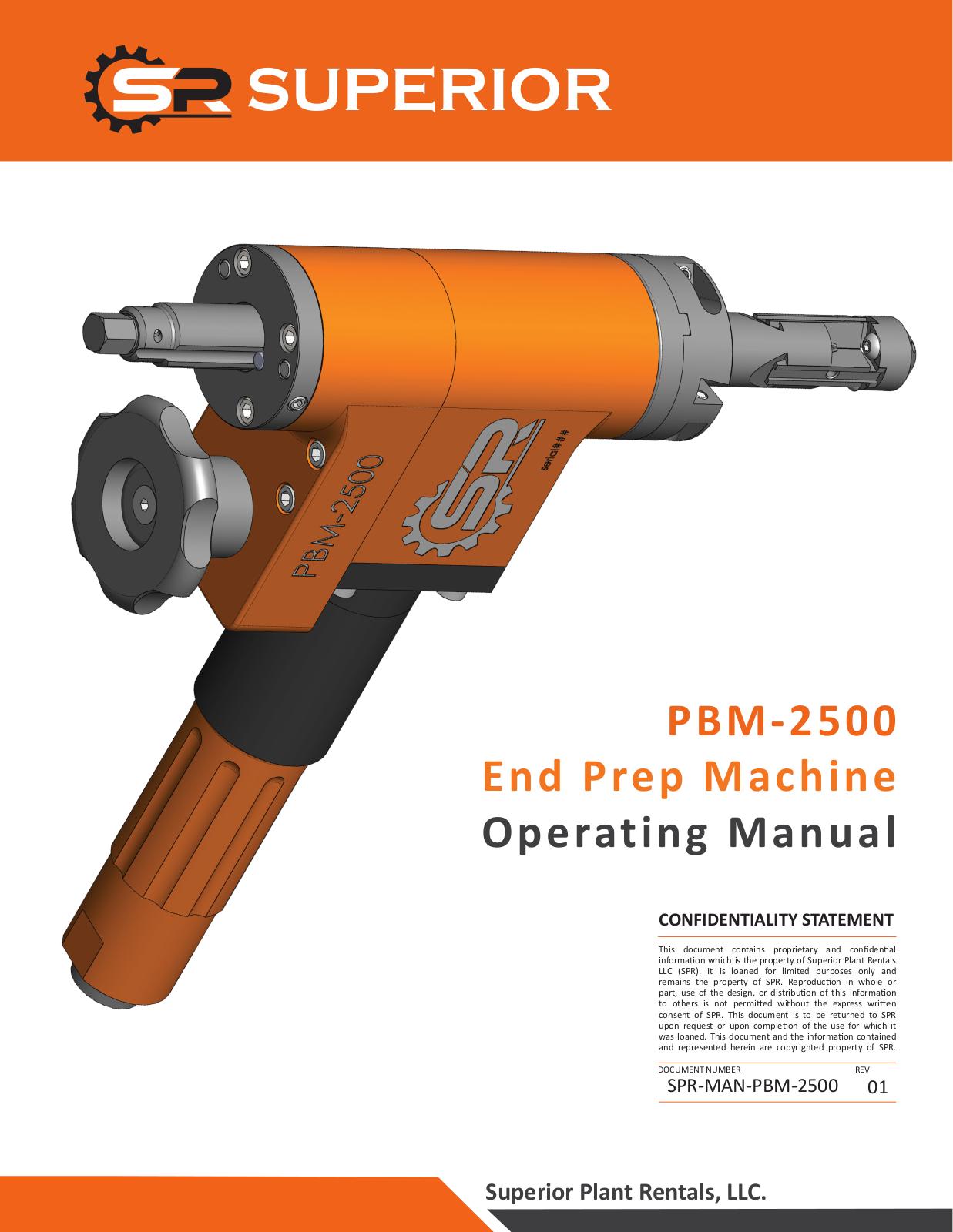 Superior PBM-2500 Operating Manual