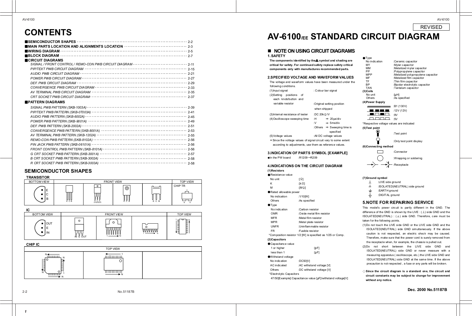 JVC AV-6100 Diagram