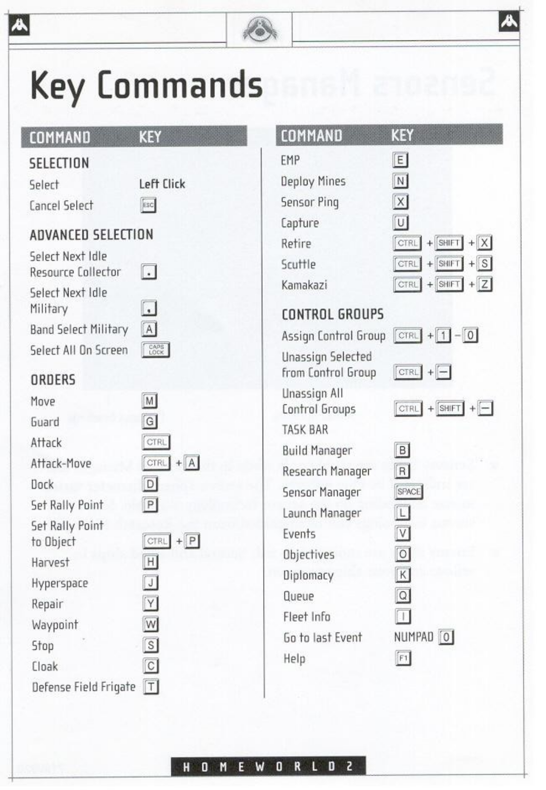 Games PC HOMEWORLD 2 User Manual